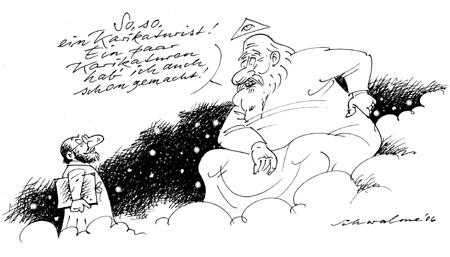 Karikatur von Reiner Schwalme 2006