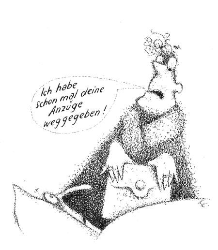Beispiel Karikatur von Karl Koppe