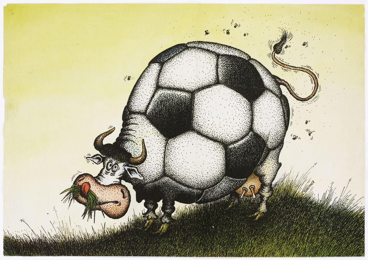 Cartoon von Ulrich Forchner - 1980er Jahre