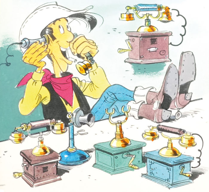 2 Lucky Luke Leigabe Family Morris c MuseumsstiftungPostundTelekommunikation